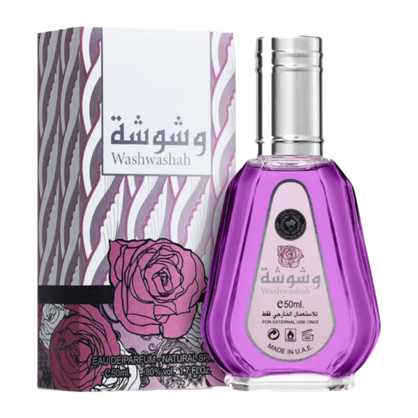 WASHWASHAH Eau de Parfum Natural Spray – Women – Ard Al Zaafaran – 50 ml