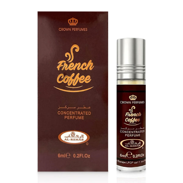 French Coffee Roll On by Al Rehab - Perfume Oil Unisex 6 ml