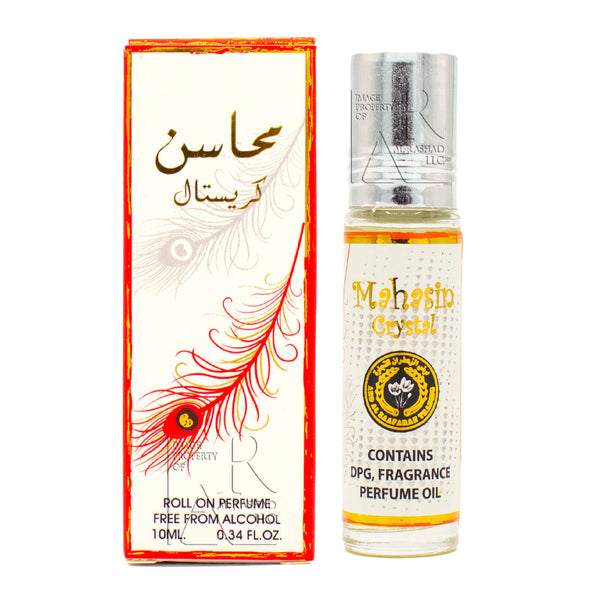 Mahasin Crystal Roll-On by Ard Al Zaafaran - Perfume Oil Unisex 10 ml