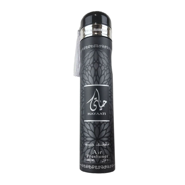 Hayaati Black by Lattafa –  DLX Air Freshener Men 300 ml
