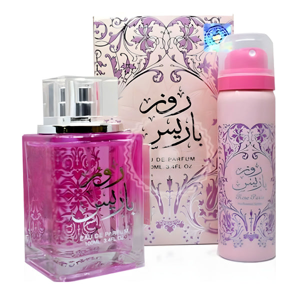 Rose Paris by Lattafa – Spray Women 100 ml + Deodorant 50 ml Set