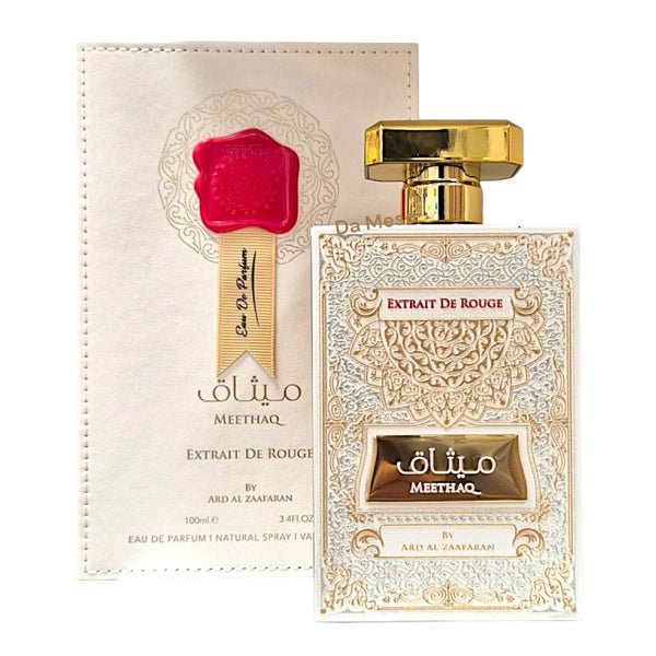 Meethaq Extrait de Rouge by Ard Al Zaafaran - EDP Unisex 100 ml